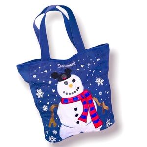 Disneyland Snowman Christmas Tote Purse